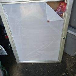 Lockable Weatherproof CorkBoard