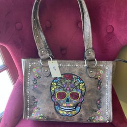Brand New Dia De Los Muertos Purse