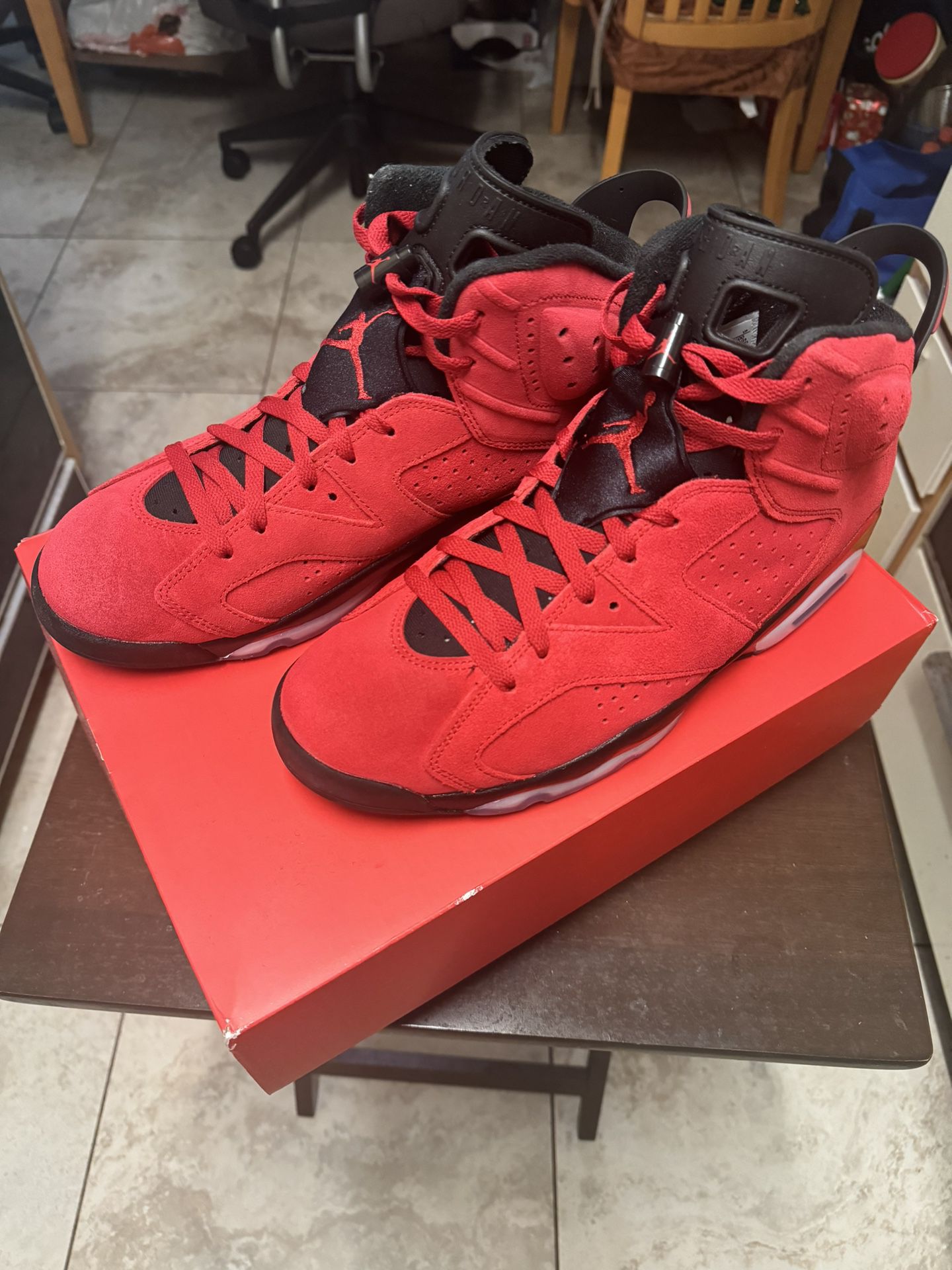 Jordan 6 Red Toro - Size 12