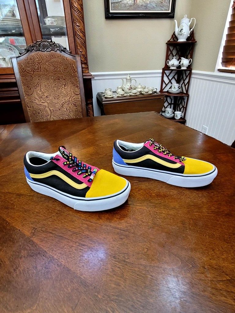 Nice Platform Vans. Womens 9.5 Mens 8. Like New