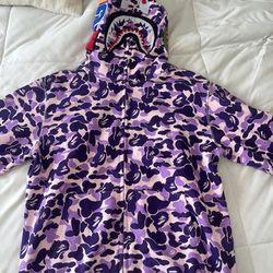 Bape Jacket Purple Camo 