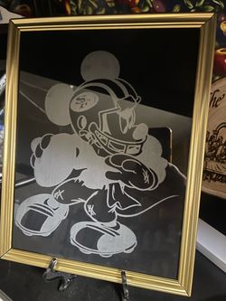 Laser engraved on glass