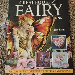 2004 Softcover Great Book Of Fairy Patterns By Lora S Irish - Ultimate Design Source Book For Artists