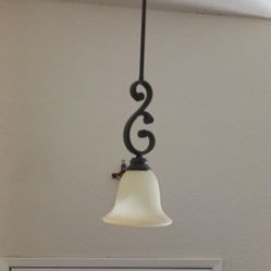 3 Bronze Light Fixtures 