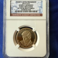 2015 $1 JOHN F. KENNEDY COIN