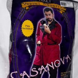 Halloween Costume Casanova Men's Size 5' 11" 170 Lbs NEW!
