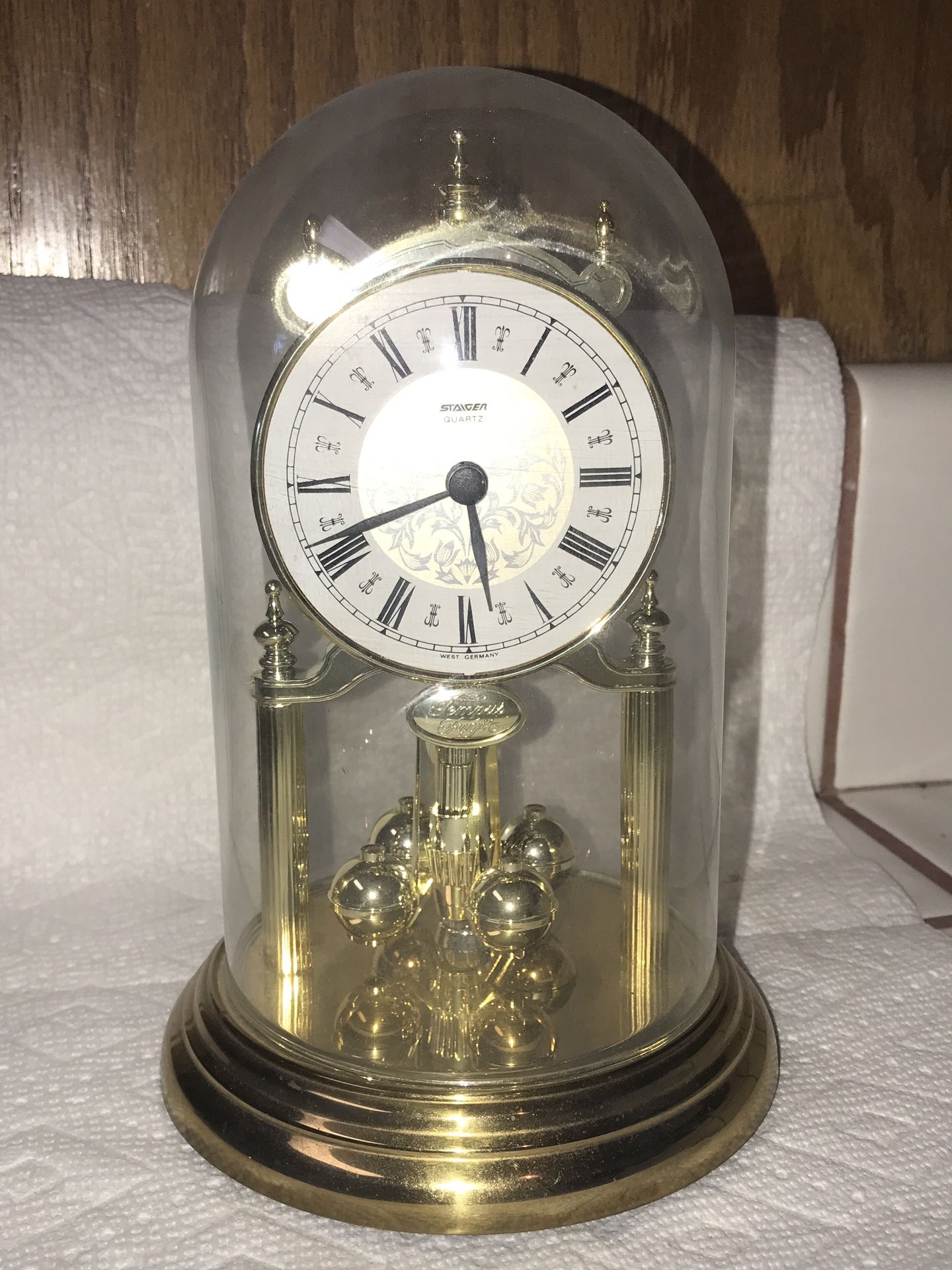 Vintage W. Germany Staiger Anniversary Clock