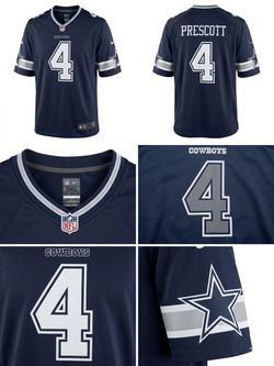 Dak Prescott Cowboys Jersey 3XL