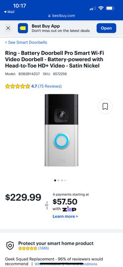 Ring Battery Doorbell Pro