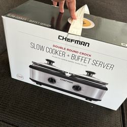 ChefMan Double Slow Cooker