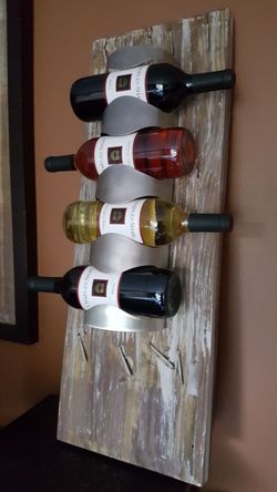 Rustic wine rack