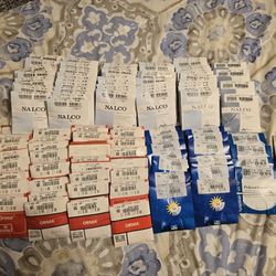 Assortment Lot 100 Lenses Uncut Nalco Crizal 70mm 65mm CR-39 Hard Resin Plastic