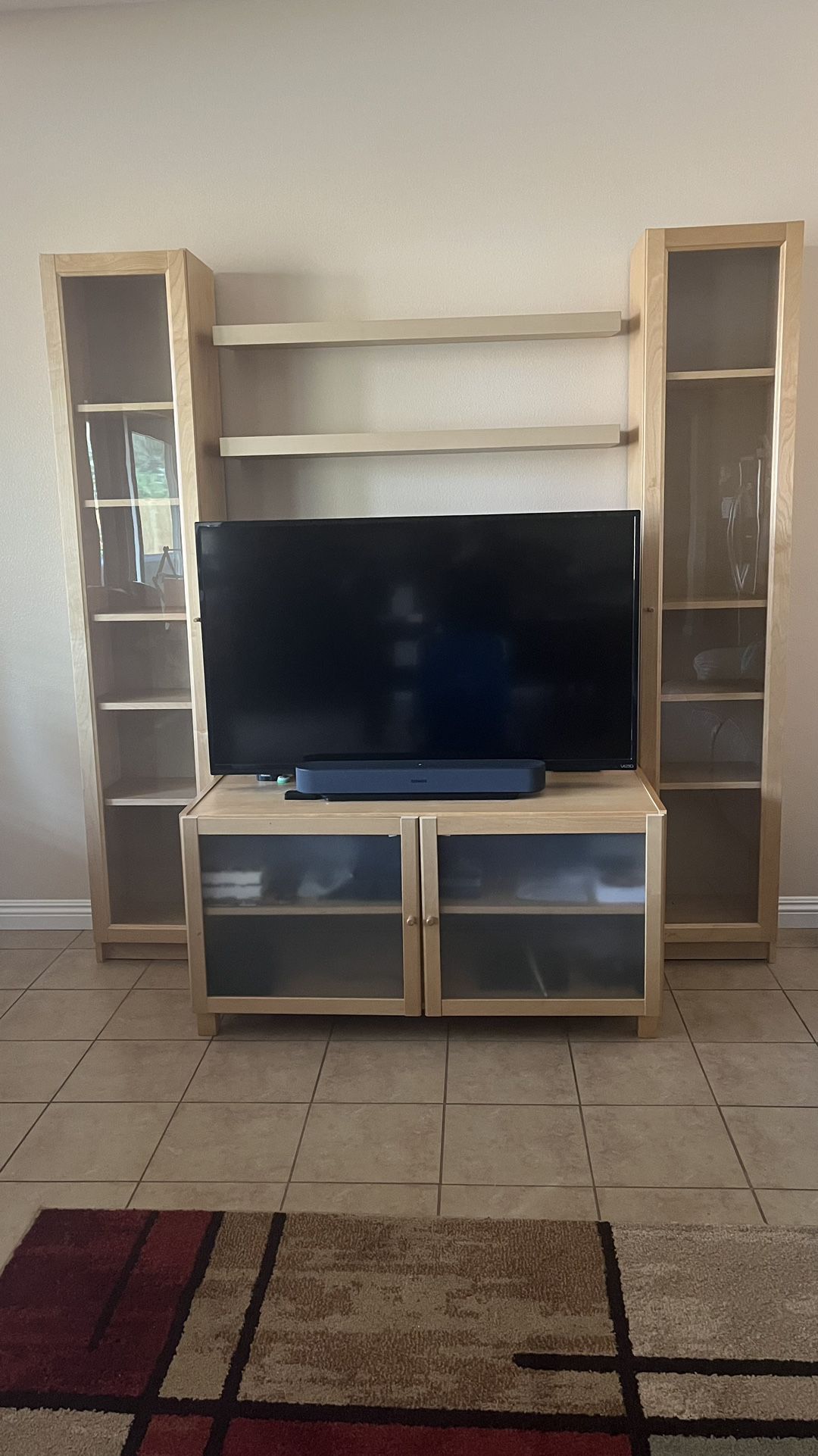 TV Stand With Shelves 
