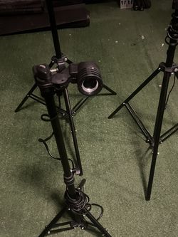 Three Professional Lighting Tri-pods