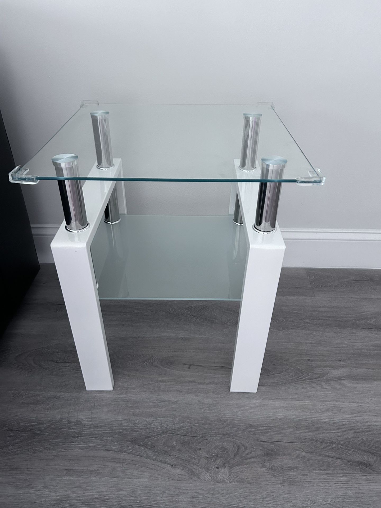 Glass Coffee End Table