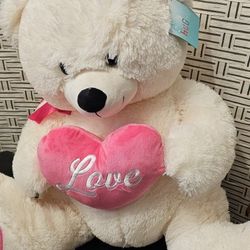 huge love bear plush toy hug me new 