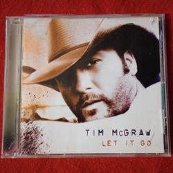 Tim McGraw Let It Go 2007 CD Compact Disc Country Music 