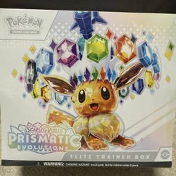 Pokemon Prismatic Evolutions Elite Trainer Box