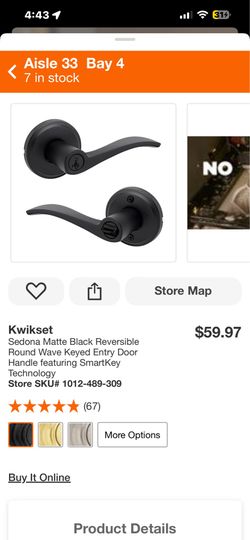 Kwikset door handle new