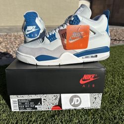 Nike Air Jordan 4 Retro Military Blue (2024) NEW/RECEIPT SIZE: 11 $220 FIRM ONLY!
