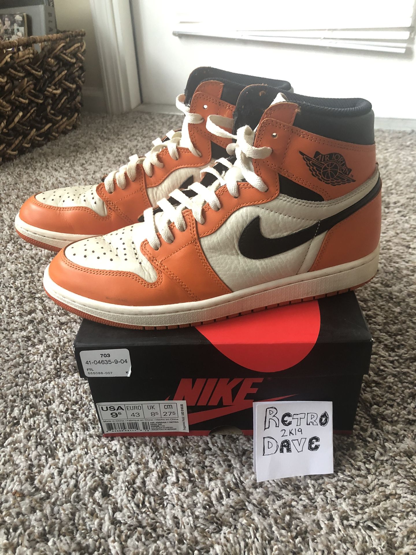 Jordan 1 SBB 2.0 size 9.5