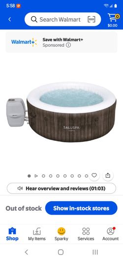 Inflatable hot tub 2 to 4 person