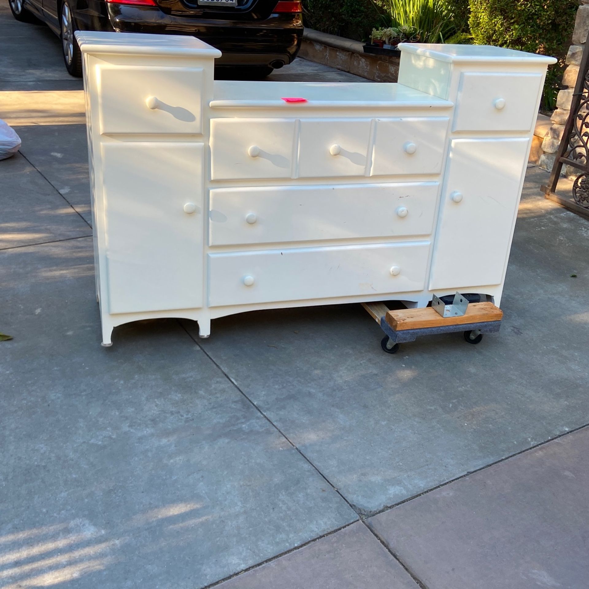 Girl Bedroom White Changing Table Dresser