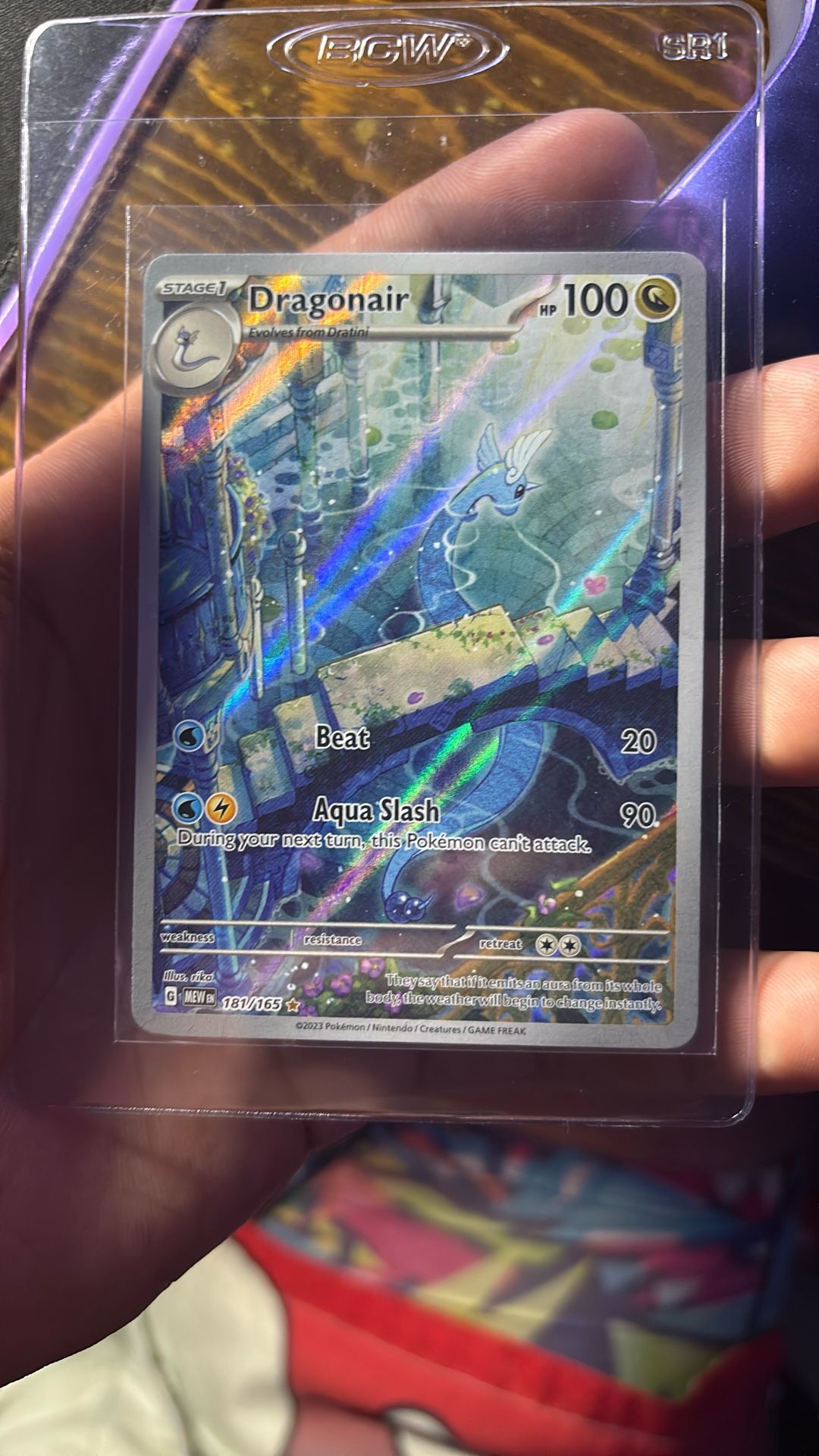 Pokemon SV: Scarlett & Violet 151 -Dragonair 181/165 - NM