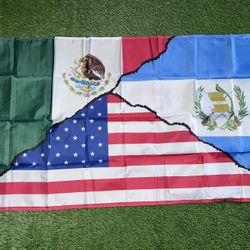 Mexico USA Guatemala Flag Size 5’x3’