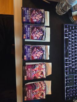 One Piece Card Game Booster Packs Lot of 5