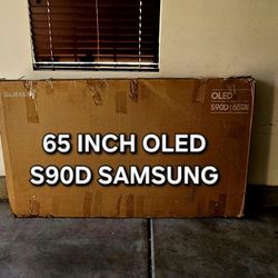 65 Inch OLED S90D Samsung Smart TV 4K UHD with 144 Hz refresh rate. New in the box.