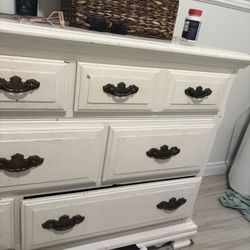 Off white Dresser - solid wood 