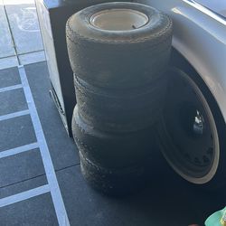 Golf cart rims and tires