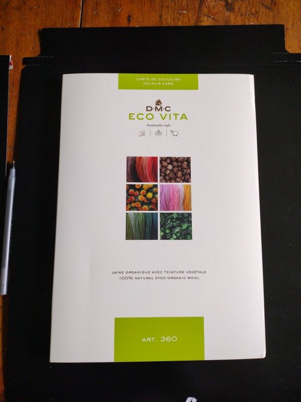 DMC Eco Vita Color Card With Real Wool Samples