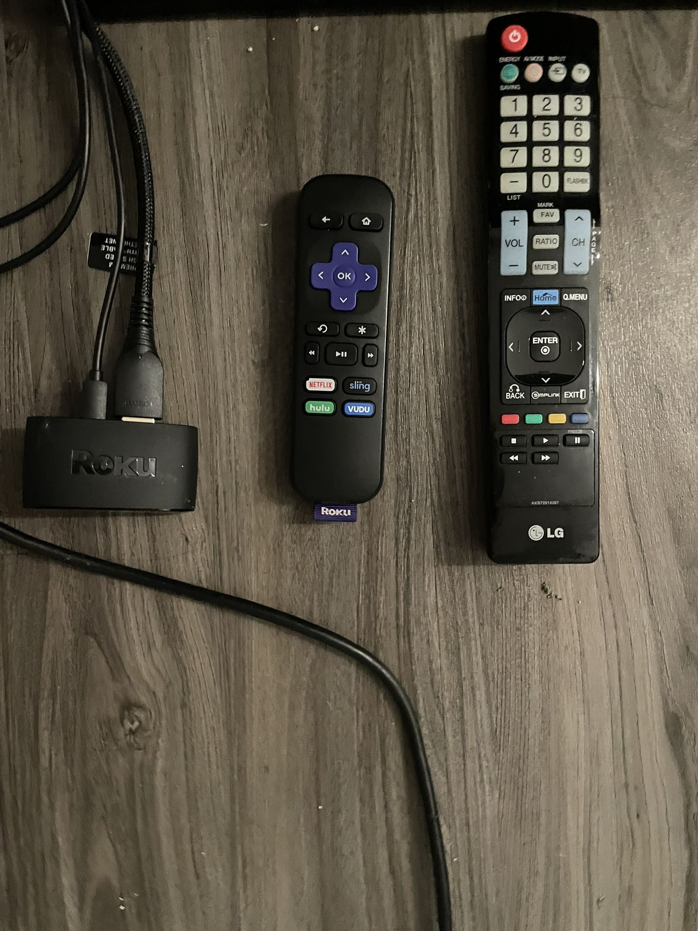 45” LG TV with Roku