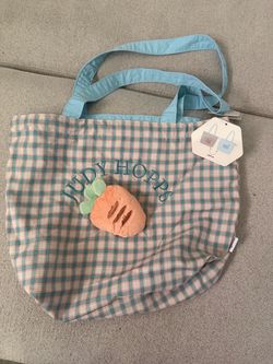 Judy Hopps Zootopia Plaid Tote Bag
