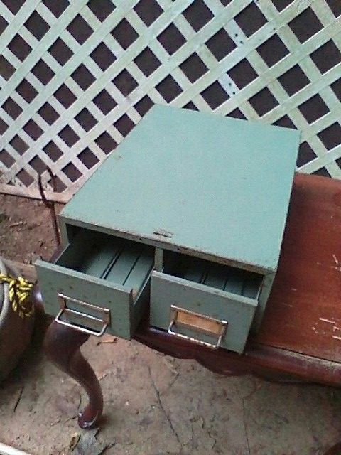 Mini 2 drawer industrial cabinet