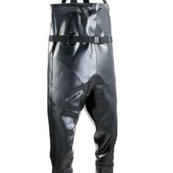 Dunlop steel toe w/ steel shank chest waders sz13