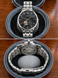 Bulova Men's Automatic Skeleton Men's Watch 42mm Stainless Steel (96A239)