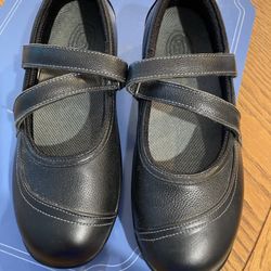 Néw Orth-feet Womens Black Mary Jane’s Size 39 Wide