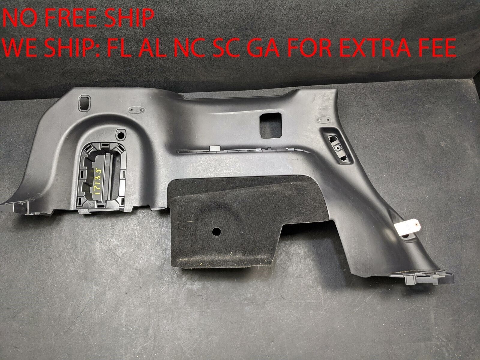 Rear Trunk Left Quarter Trim Panel 2013 Infiniti JX35 84951-3JA0A 2014-2018 2019 (I7135)