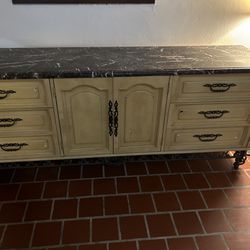 Dresser With Mirror Matching Table 