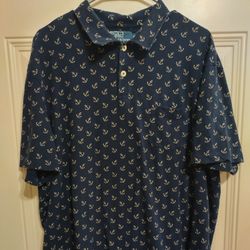 Vintage Polo Ralph Lauren Anchor Shirt 2XL Preowned 90s BG18