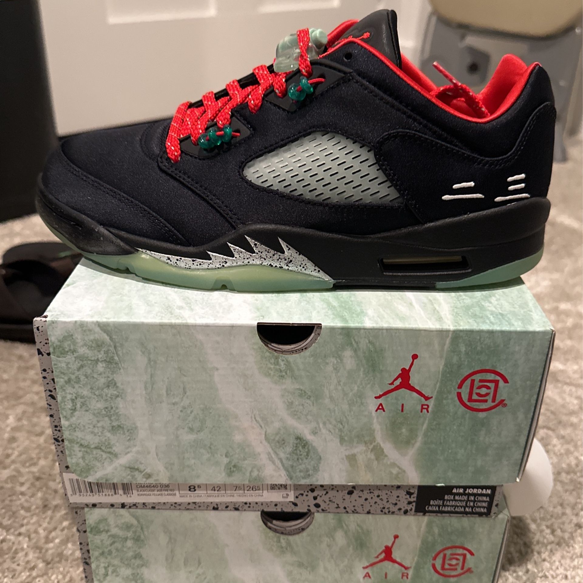 キャッツ Air Jordan 5 Retro Low Clot Jade