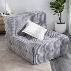 Bean Bag Chairs for Adults and Kids,Memory Foam Bean Bag Chairs with Thickened Non-Slip Corduroy Cover,Lazy Floor Sofa Couch for Living Room, Bedroom 