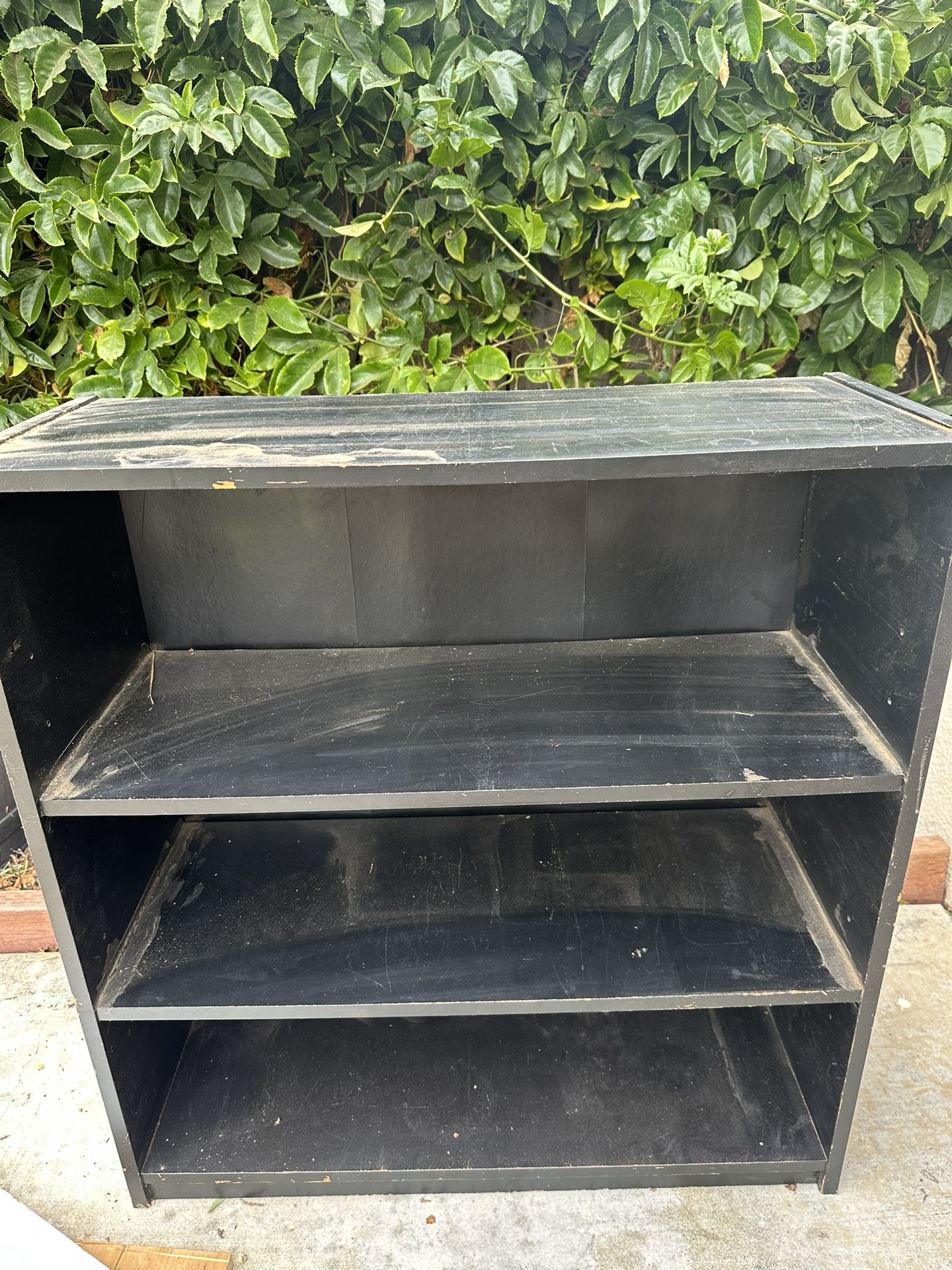 Free Black Wooden Shelving Books Storage