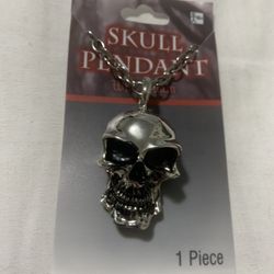 Mens  Or Women Skull Necklace  22”