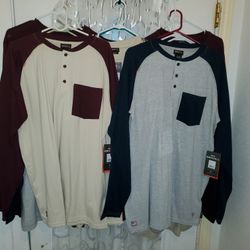 LOT OF ARIAT FR MEN'S PULLOVER WORK SHIRTS SIZE XL