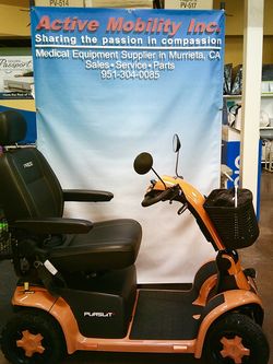Pride Mobility Pursuit 2 with Lithium Batteries (Orange)