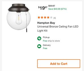 Universal Ceiling Light Kit